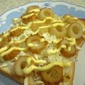 シロノワール's cooksnap of when they made 春キャベツとちくわのテリマヨトースト♪.