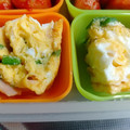 ひんべえ's cooksnap of when they made ハムとピーマンの卵焼き.