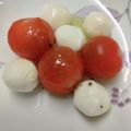 kzr孤鳩's cooksnap of when they made プチトマトとモッツァレラの水玉カプレーゼ.