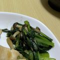 きなりん＊'s cooksnap of when they made 簡単☆小松菜としめじのバター醤油炒め.