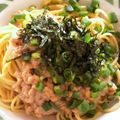 すなめり☆'s cooksnap of when they made 昆布茶マヨでコクうま！納豆パスタ.