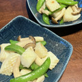 y_u♡'s cooksnap of when they made ✤スナップエンドウとエビの塩炒め✤.