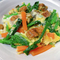 ☆３匹の子ぶた☆'s cooksnap of when they made 鰻とほうれん草の卵とじ＊丼にも♪.