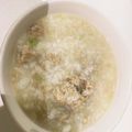 まみ1209's cooksnap of when they made ☆豚ひき肉団子の中華粥☆.