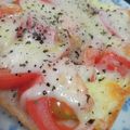 ♡AKRMM♡'s cooksnap of when they made 朝食・ブランチに＊トマトチーズトースト.