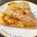 ☆３匹の子ぶた☆'s cooksnap of when they made 簡単おつまみ☆餃子の皮でハムチー挟み焼き.