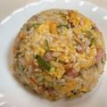 あんまかろん☆'s cooksnap of when they made 余った漬物で簡単チャーハン.