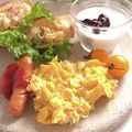 とのチャマ's cooksnap of when they made しらすとチーズのスクランブル.