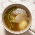 ちゃまたまご's cooksnap of when they made もっちもち ～(´╰╯`๓)餅団子スープ.