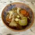 ナピト's cooksnap of when they made 舞茸とかまぼこのお吸い物.