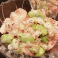 Nöööla♡'s cooksnap of when they made 数の子と海老のわさびマヨネーズ和え.