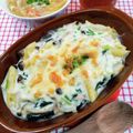 在宅勤務のおじさん's cooksnap of when they made ほうれん草としめじのマカロニグラタン.