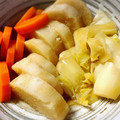 earth。's cooksnap of when they made 長芋と人参の煮物.