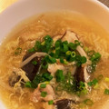 のえもゆ's cooksnap of when they made 鶏もも肉と椎茸ともやしの卵スープ（酸辣湯.