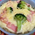 くまくるん's cooksnap of when they made 簡単ホワイトソースの卵かけご飯ドリア☆.