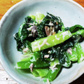 みぽぴぽ's cooksnap of when they made 鯖缶と小松菜のマヨ和え.