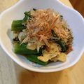 がねーしゃ's cooksnap of when they made オクラと油揚げのサッと煮びたし☆.