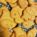 くるみうめ's cooksnap of when they made 猫の恩返しのおさかなのクッキー.