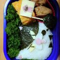 hnh☆'s cooksnap of when they made キャラ弁＊スプラトゥーン ジャッジくん♪.