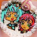 にゃみーご's cooksnap of when they made りんごジャムで簡単キャラケーキ☆.