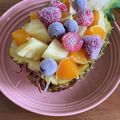まめ郎's cooksnap of when they made 簡単おもてなし♪パイナップルボート.
