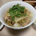 Achan☆ﾞ's cooksnap of when they made 大葉のトッピングで♪一味違う豚丼☆.