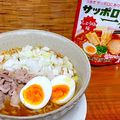 ＊あんずあん＊'s cooksnap of when they made きざみ新玉ねぎしょうゆラーメン.