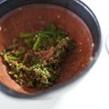 かすてら１２'s cooksnap of when they made 春菊のごま和え.