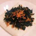 私市ビッキーズ津門巳's cooksnap of when they made わかめなめ茸桜えびはんぺんオープンサンド.