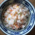 みるく茶's cooksnap of when they made ＊節約＊塩鮭ちらし.
