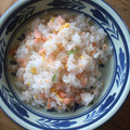 みるく茶's cooksnap of when they made ＊節約＊塩鮭ちらし.