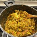 たてえり。's cooksnap of when they made 茄子とピーマンのインド野菜カレー.