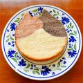 りなゆ母さん's cooksnap of when they made 三毛猫パン☆ミルク食パン☆ネコパン.