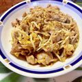 ちーぱっくん's cooksnap of when they made 簡単❀豚コマ肉ともやしのオイマヨ卵とじ❀.