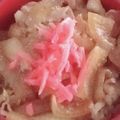 とっとっ豚's cooksnap of when they made ダシダで吉野家牛丼(豚丼)━━！！！♡♡.
