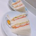 ゆにこーん☆'s cooksnap of when they made ツナ・カニカマのヘルシーサンドイッチ.
