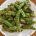 youすずニャン's cooksnap of when they made スナップえんどうの磯辺揚げ★簡単揚げ焼き.