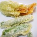 クック35NKSF☆'s cooksnap of when they made ズッキーニの花のフリッタ(天ぷら）.
