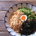 萌絵コ's cooksnap of when they made レンジで！鶏辛みそ油そば.