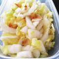 つくね's cooksnap of when they made 白菜のガーリックオイルサラダ【作り置き】.