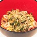 m posi's cooksnap of when they made レンジで！レモン香る海鮮あえ麺.
