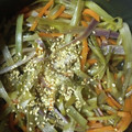 307号室's cooksnap of when they made うどの皮とピーマンの塩出汁きんぴら.