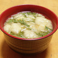 ドルフィンサーモン's cooksnap of when they made 水菜と油揚げのお味噌汁.