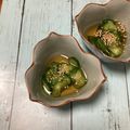 おはなすき's cooksnap of when they made ♡シンプルイズベスト♡きゅうりの酢の物♡.