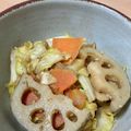 はちみつかなこ's cooksnap of when they made 春キャベツとれんこんのごまみそ炒め.