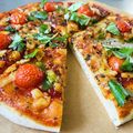 ♡マッキークッキング's cooksnap of when they made 寄せ集めからの〜簡単・乾燥バジルピザ.