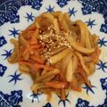 クックサエ's cooksnap of when they made 簡単常備菜♪大根とにんじんの甘辛きんぴら.