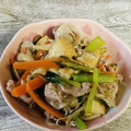 さくらん餅's cooksnap of when they made 子供も喜ぶ♡小松菜と厚揚げの炒めもの.