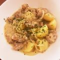 なーなちゃん's cooksnap of when they made 鶏肉とじゃがいもの粒マスタードクリーム煮.
