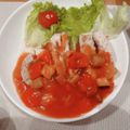 いぶれさ's cooksnap of when they made 夏野菜ソース♪鶏むねガーリックステーキ.